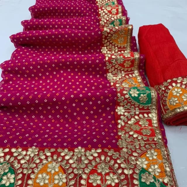 Georgette saree