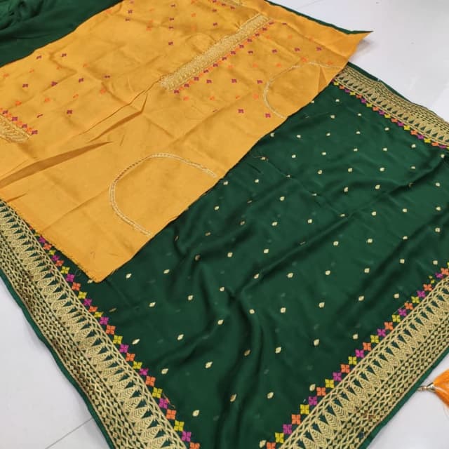 Rangoli saree
