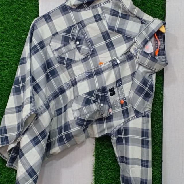 Denim chexs shirt