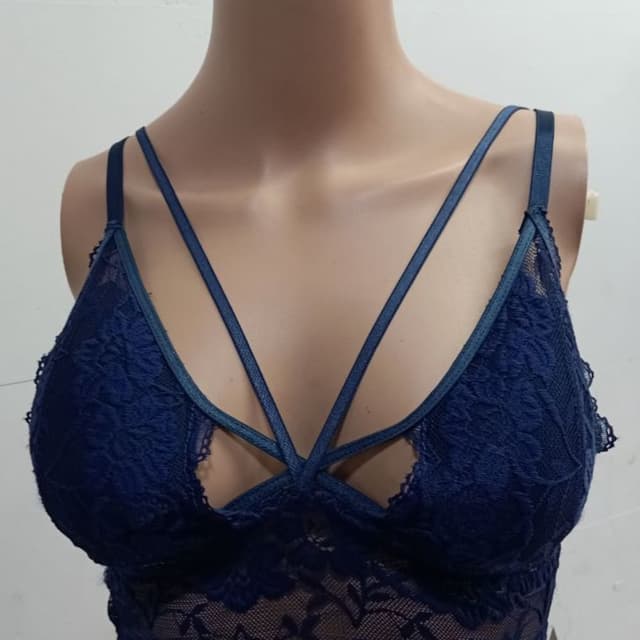 Navy Blue net bra