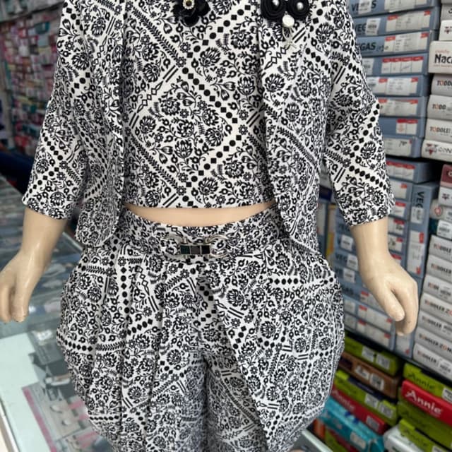 Black and White Co-ord Set