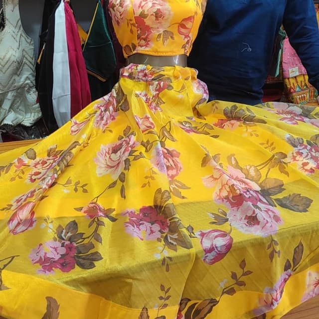 Yellow, Pink, Red, Brown Lehenga Choli