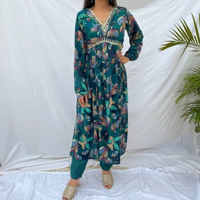 Light Green Salwar Suite