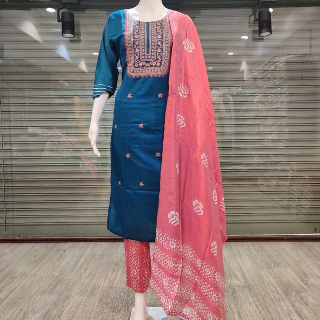 Navy Blue Salwar Suite