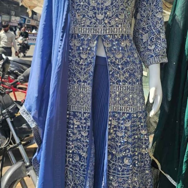 Navy Blue Salwar Suite