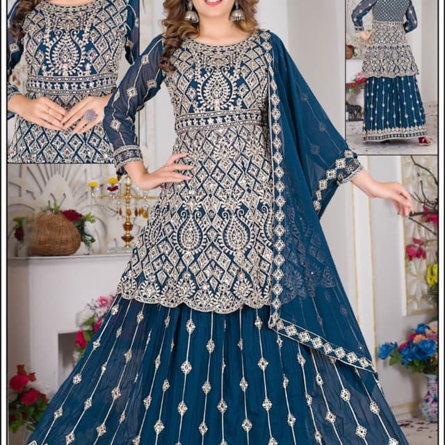 Light Blue Salwar Suite