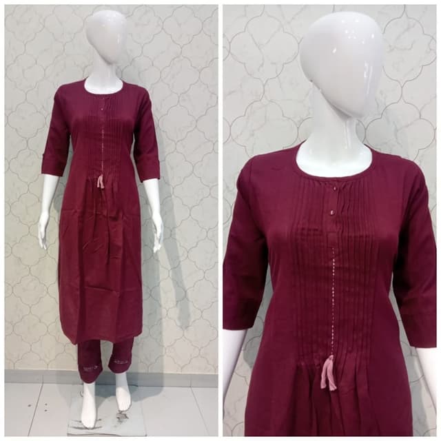 Maroon Salwar Suite