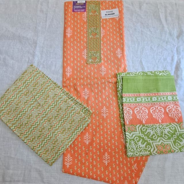 Cotton dress materials