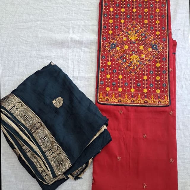 Cotton silk Dress materials