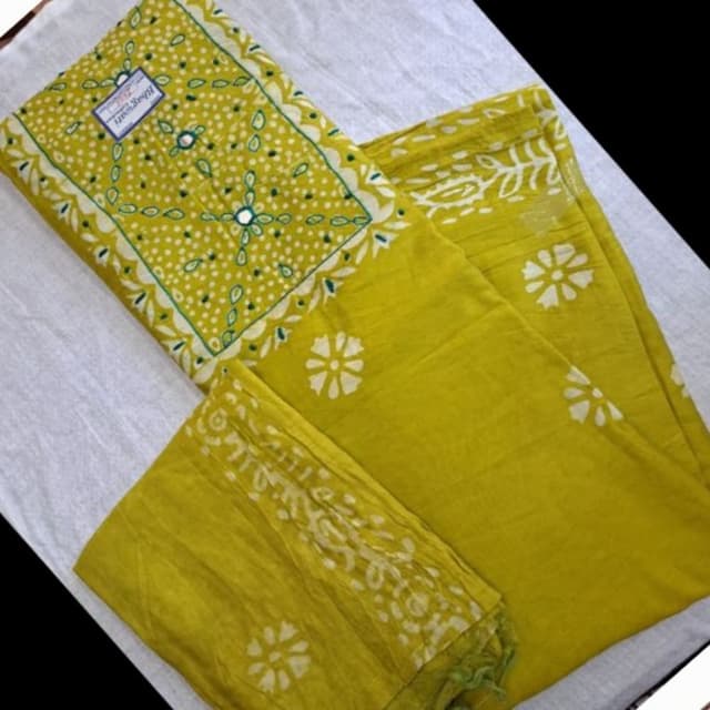 Cotton silk Dress materials