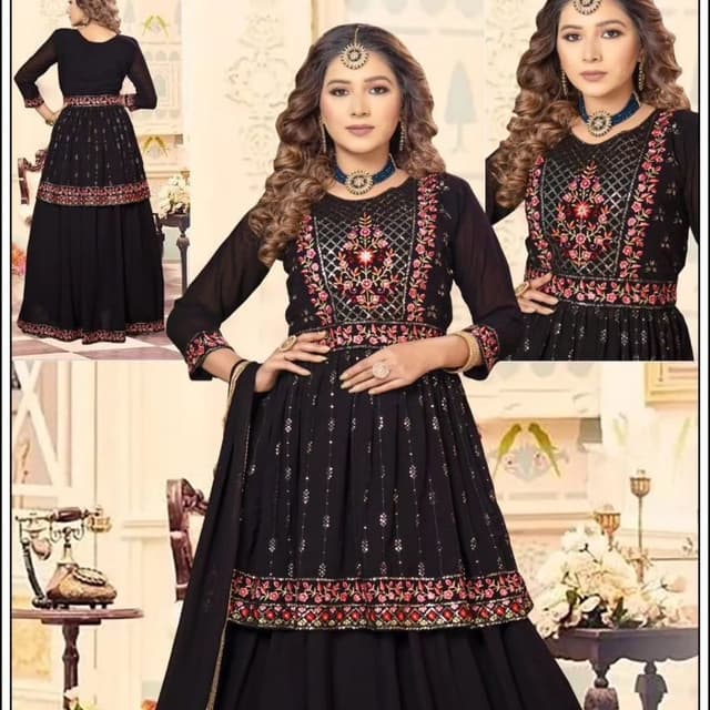 Black Lehenga