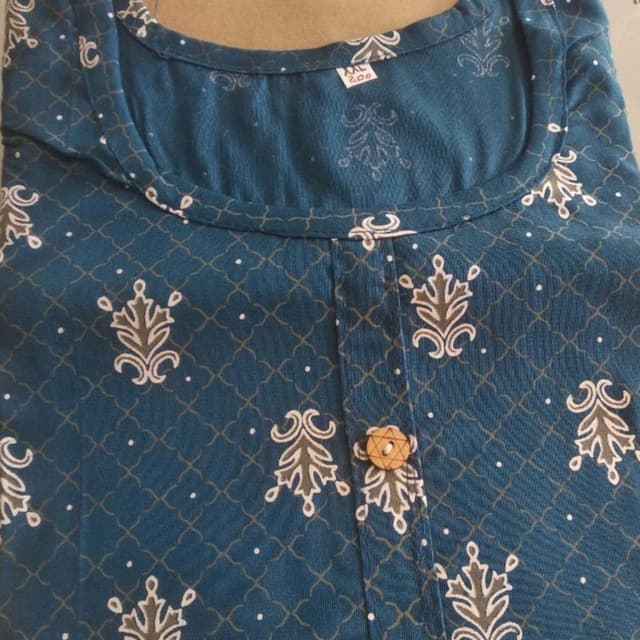 Blue Navy Blue Kurti