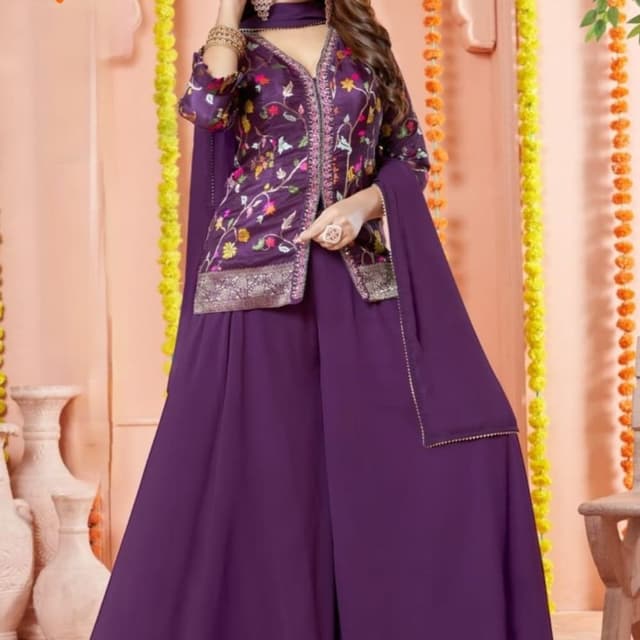 Magenta Salwar Suite