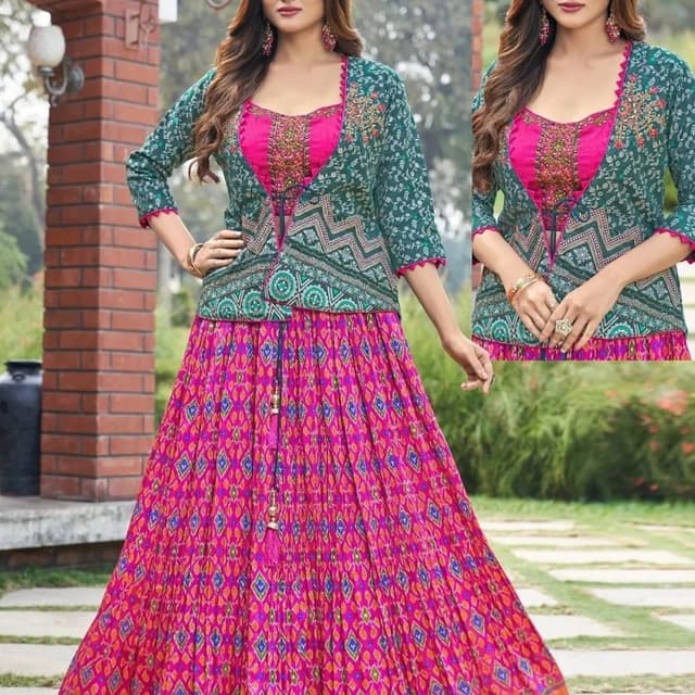 Magenta Salwar Suite