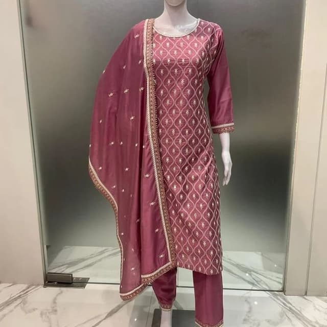 Maroon Salwar Suite