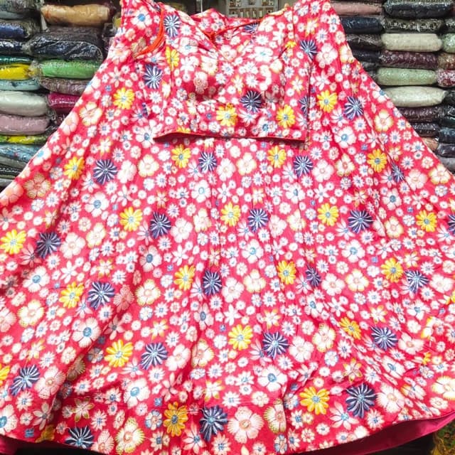 Red, White, Yellow, Blue Lehenga Choli