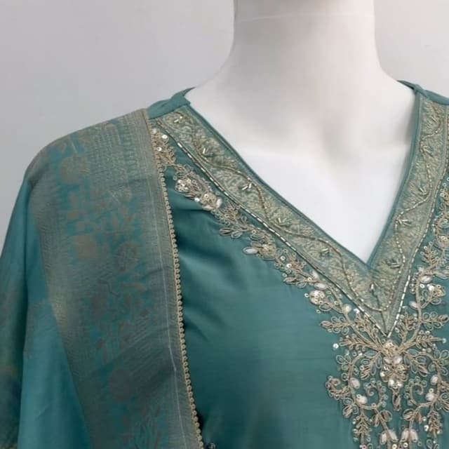 Navy Blue Salwar Suite