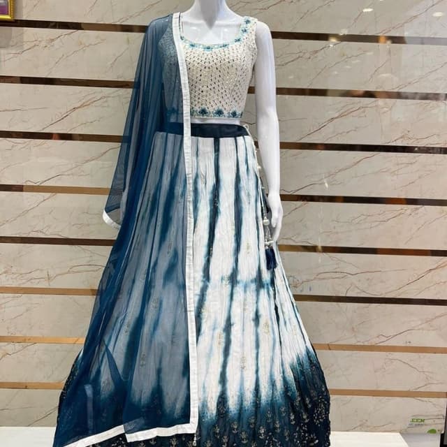 Light Blue Lehenga