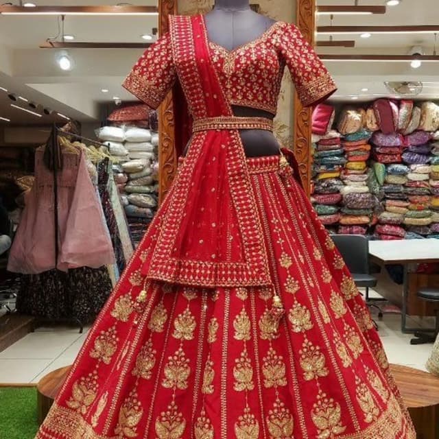 Maroon Lehenga