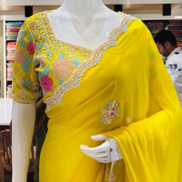 Yellow Saree