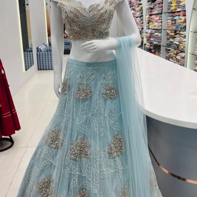 Light Blue Lehenga