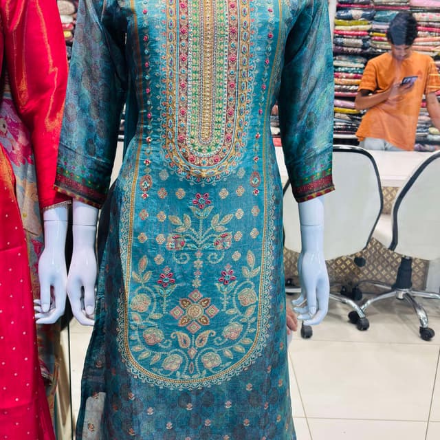 Navy Blue Salwar Suite