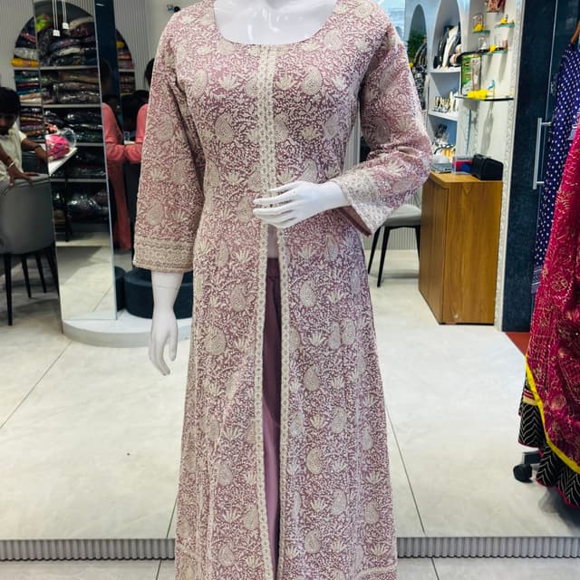 Mauve and Cream Jacket