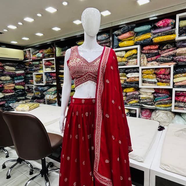 Maroon Lehenga