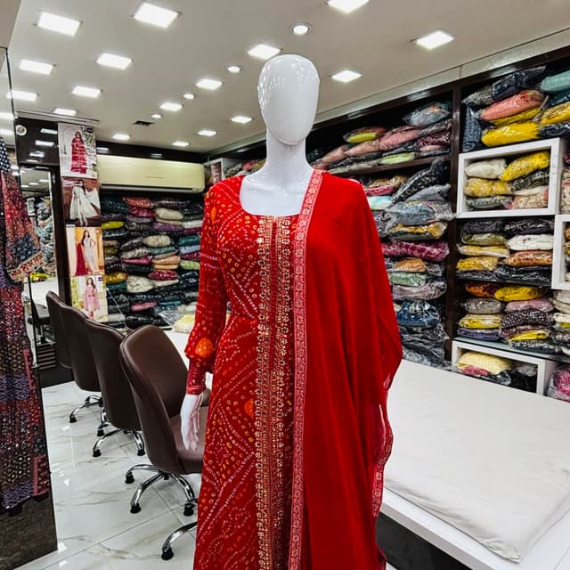 Maroon Salwar Suite