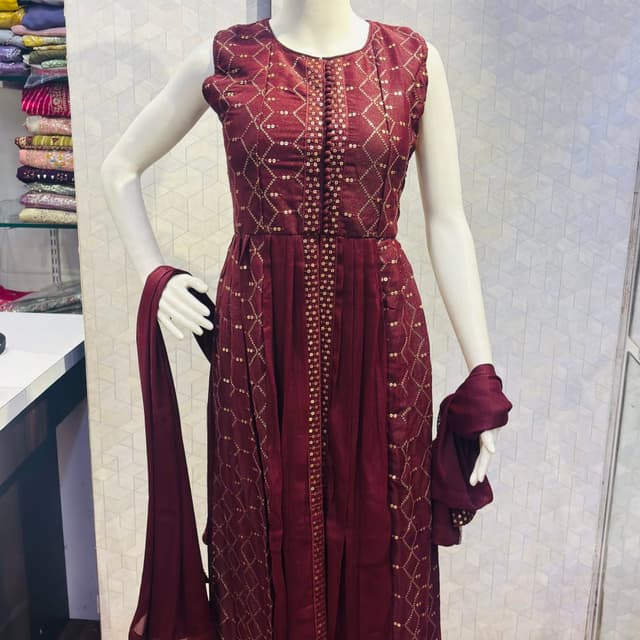 Maroon Dress