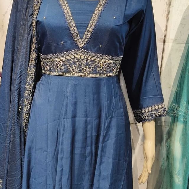 Navy Blue Salwar Suite