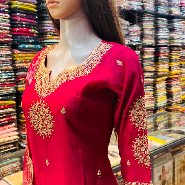 Navy Blue Salwar Suite