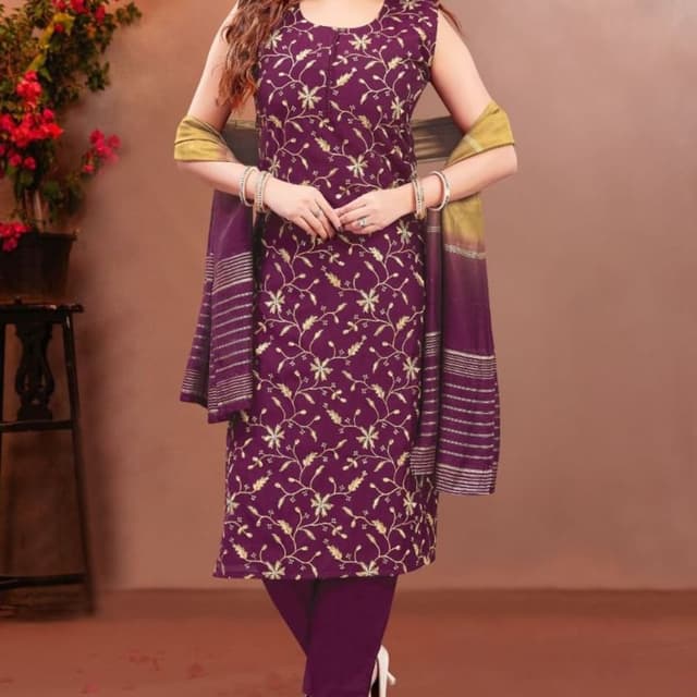 Purple Salwar Suite