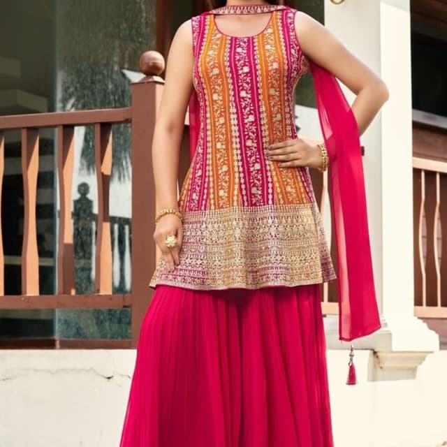 Red Salwar Suite