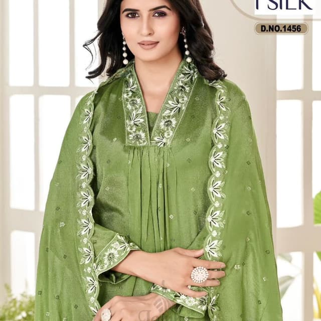 Green Salwar Suite