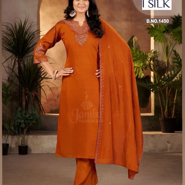 Orange Salwar Suite