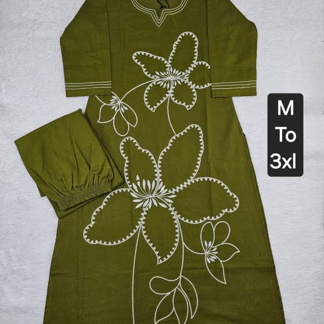 Green Salwar Suite