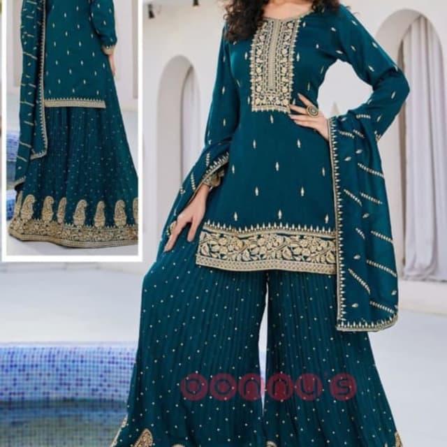 Blue Salwar Suite