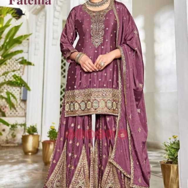 Purple Salwar Suite
