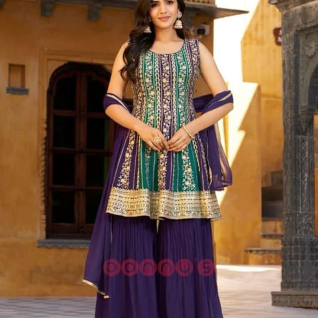 Purple Salwar Suite