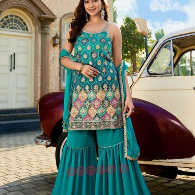 Blue Salwar Suite