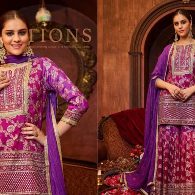 Purple Salwar Suite