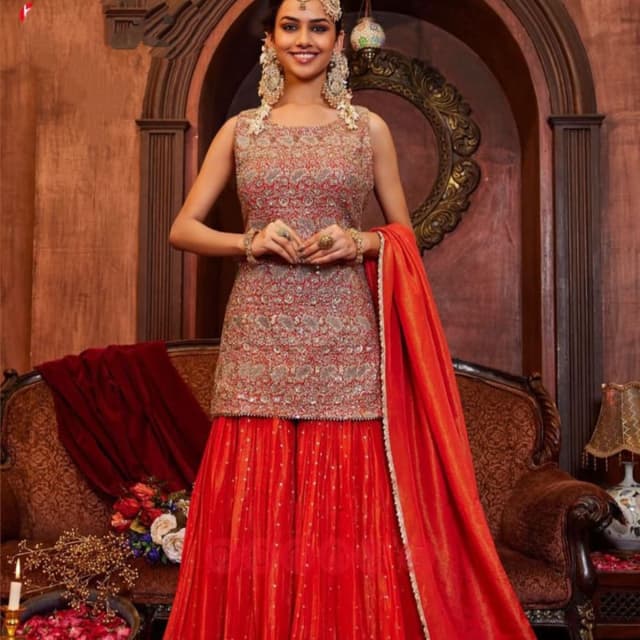 Red Lehenga