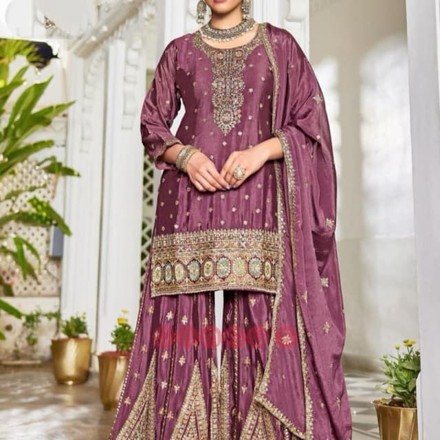 Purple Salwar Suite