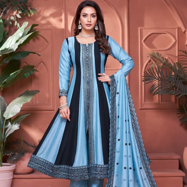 Blue Salwar Suite