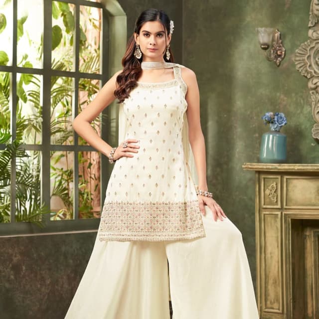 White Salwar Suite