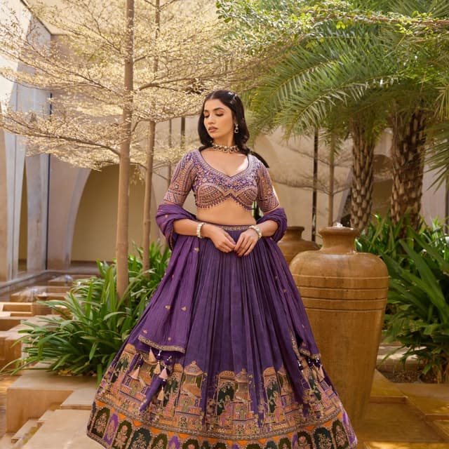 Purple Lehenga