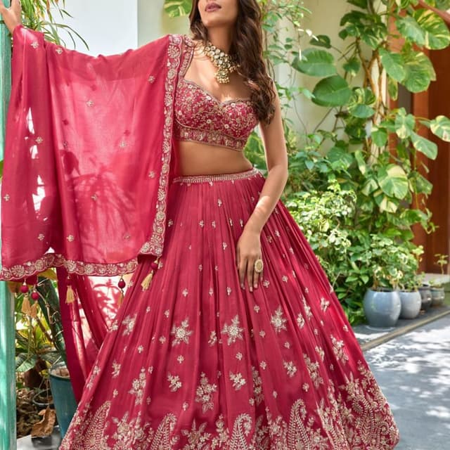 Red Lehenga
