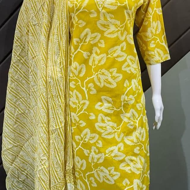 Yellow Salwar Suite
