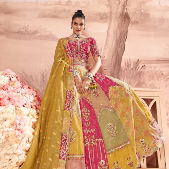 Gold Lehenga